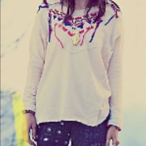 Free People Embroidered Thermal